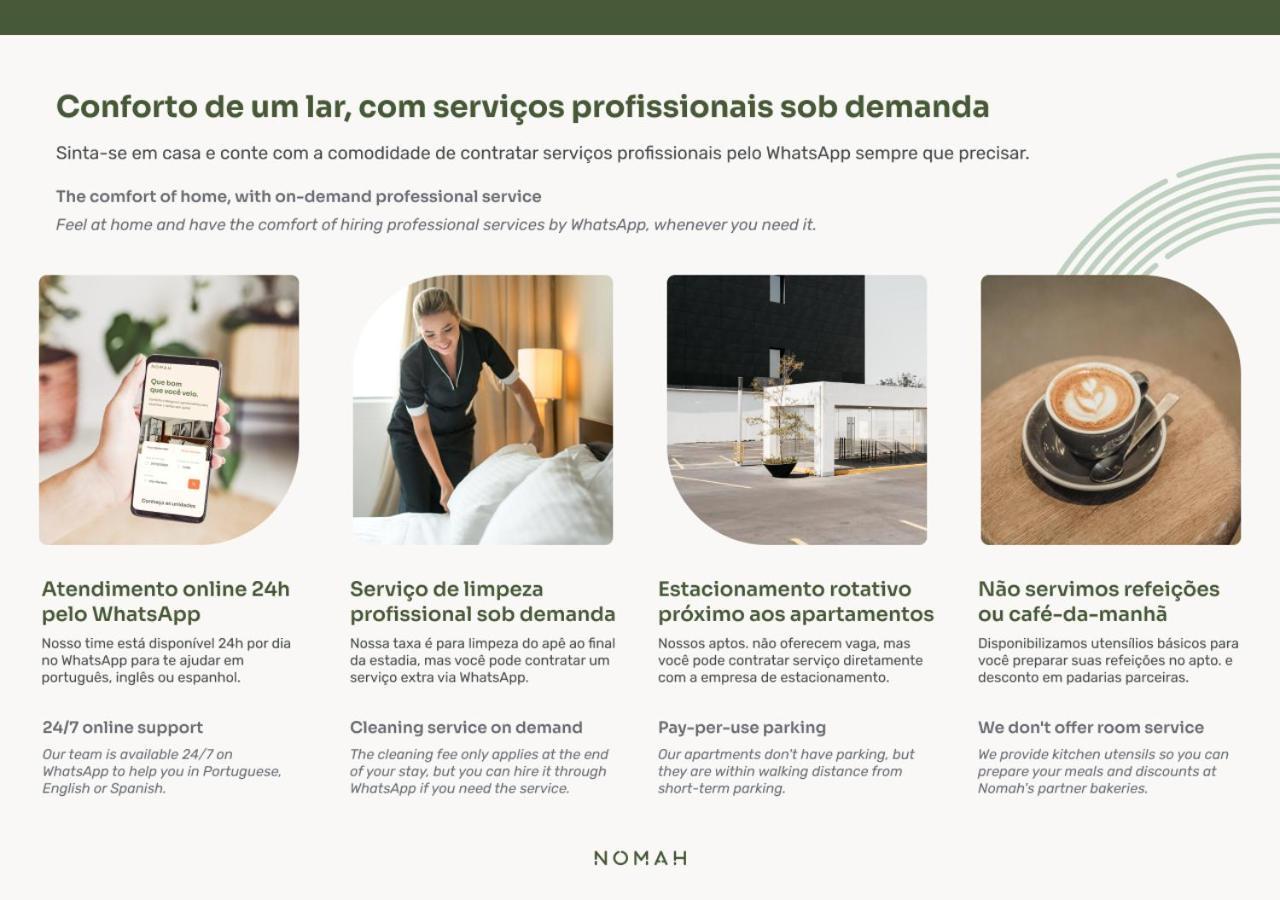 Nomah - Aptos Por Temporada Na Liberdade Appartement São Paulo Buitenkant foto