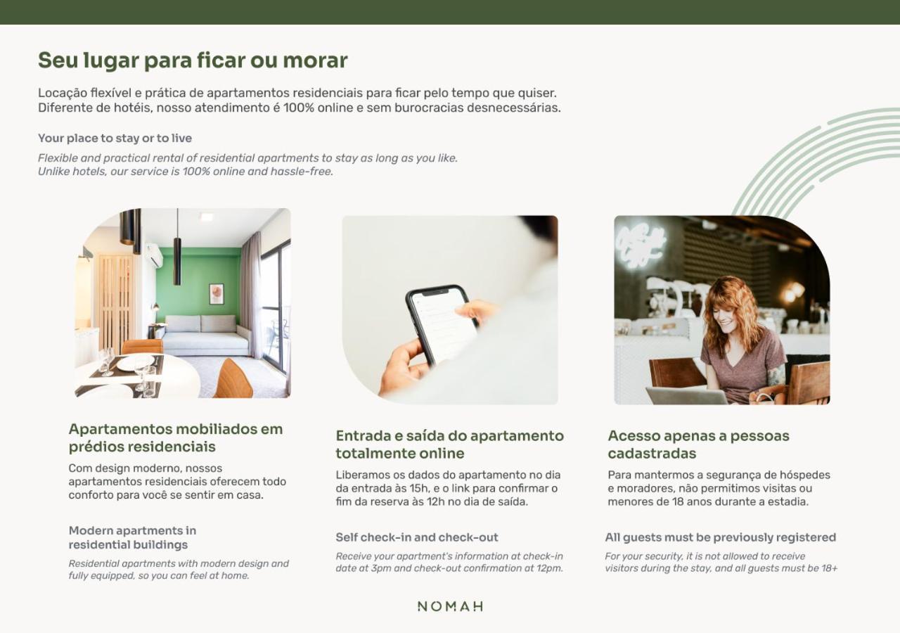 Nomah - Aptos Por Temporada Na Liberdade Appartement São Paulo Buitenkant foto